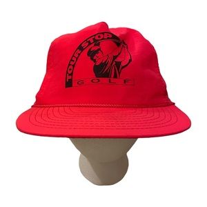 Vintage Tour Stop Golf Rope Golf Hat